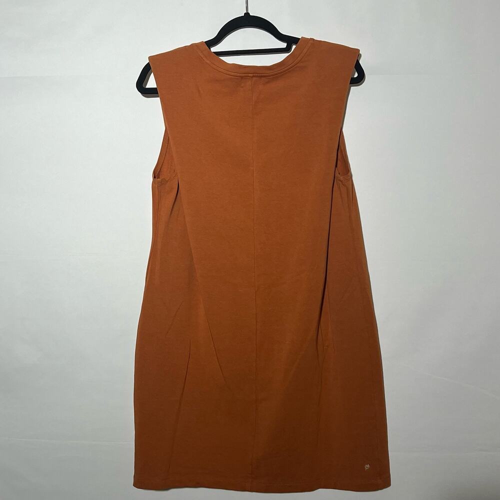 The Drop Women's Mariana Strong-Shoulder Mini Dress Adobe Womens Size Large - Picture 6 of 11